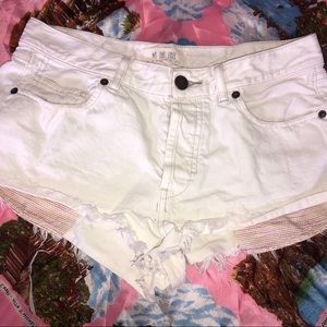 free people WE THE FREE denim shorts